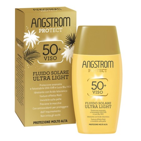 Angstrom Fluido Solare Viso Ultra Light Spf50  40 ml
