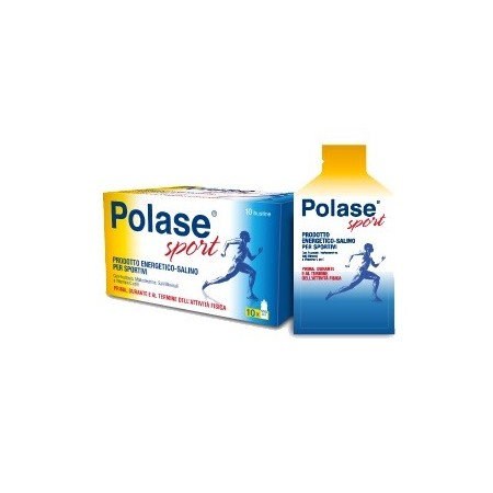 Polase Sport Integratore Energetico Salino con Magnesio e Potassio 10 Bustine