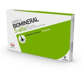 Biomineral 5-Alfa Integratore Capelli 30 Capsule