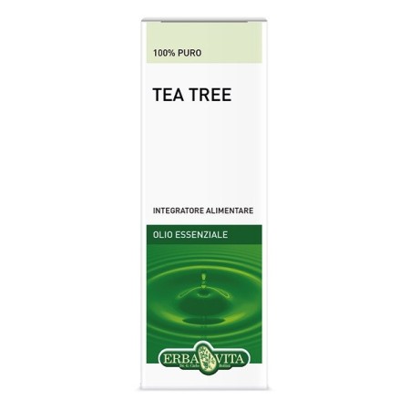 Erba Vita Olio Essenziale Tea Tree Integratore Benessere Vie Respiratorie 10 Ml