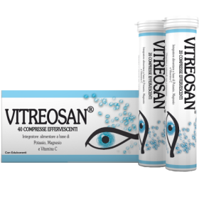 Vitreosan Integratore di Potassio Magnesio e Vitamina C 40 Compresse Effervescenti