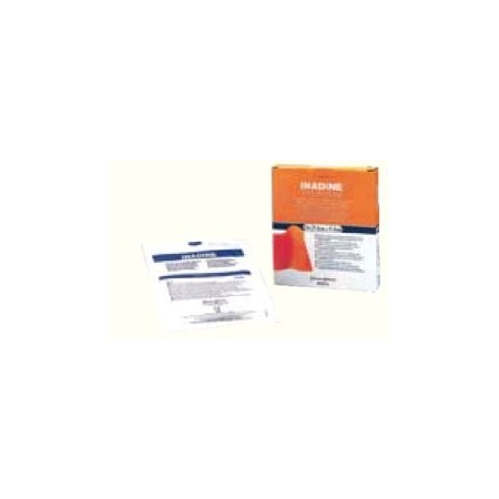 Inadine Medicazione Antisettica Non Aderente 9,5x9,5 cm 10 Pezzi