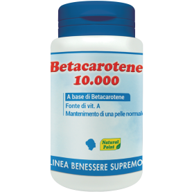 Natural Point Betacarotene 10000 Integratore 80 Perle