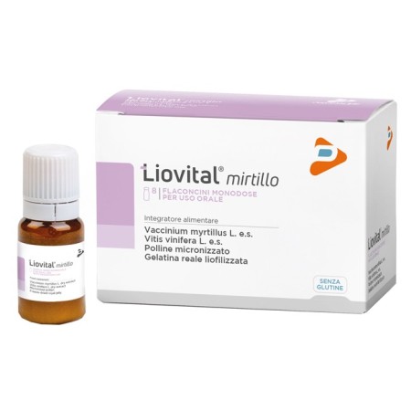 Liovital Mirtillo Integratore 8 Flaconcini 10 ml