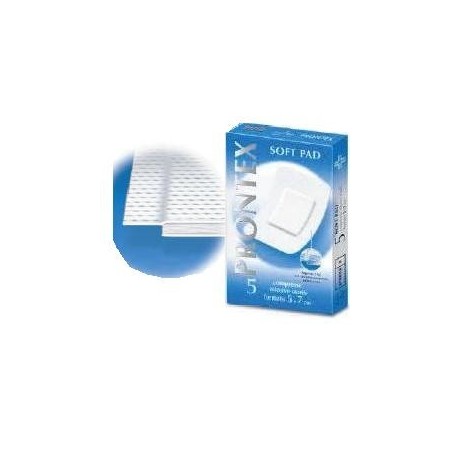 Safety Soft Pad Medicazione Adesiva Sterile 5x7 cm 5 Pezzi