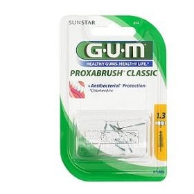 Gum Proxabrush Classic 514 Scovolini Interdentale Conico 1,3 mm 8 Pezzi