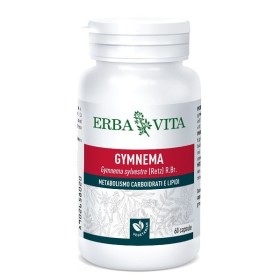 Erba Vita Gymnema Integratore Metabolismo Carboidrati e Lipidi 60 Capsule