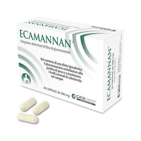 Ecamannan Integratore 36 Capsule