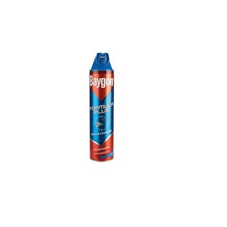 Baygon Mosche e Zanzare Plus Spray Insetticida 400 ml