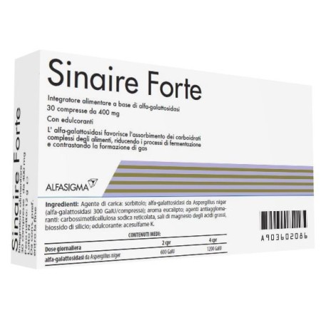 Sinaire 300 GalU Forte Integratore Contro Gas Intestinali 30 Compresse