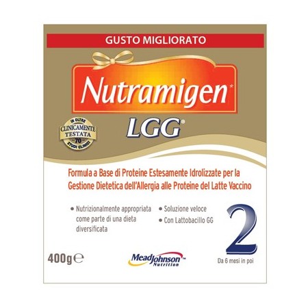 Nutramigen 2 LGG Latte in Polvere per Allergie alle Proteine del Latte Vaccino 400 g