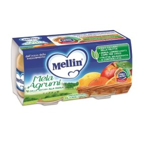 Mellin Omogeneizzato Di Frutta Mela e Agrumi 2 x 100 g