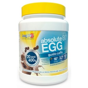 LongLife Absolute Egg Caffè Integratore Di Proteine in Polvere 400 g