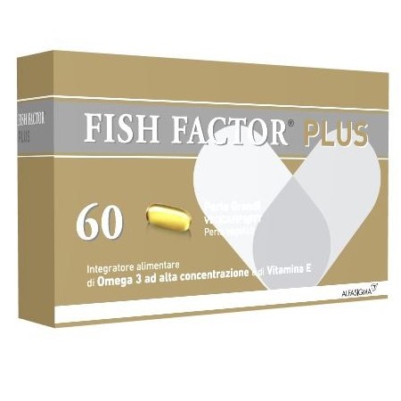 Fish Factor Plus Integratore Omega 3 60 Perle Grandi