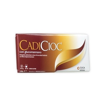 Cadicioc Fondente Tavoletta Di Cioccolato Con Glucomannano 100 g