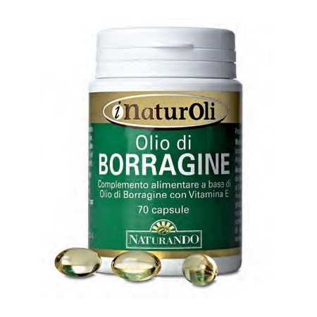 Naturando Olio Di Borragine Integratore 70 Capsule