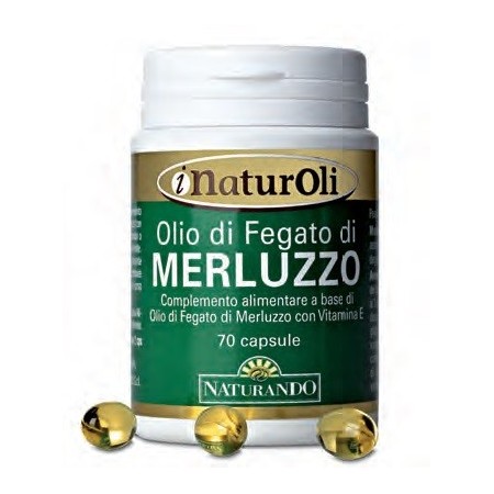 Naturando Olio Di Fegato Merluzzo Integratore 70 Capsule