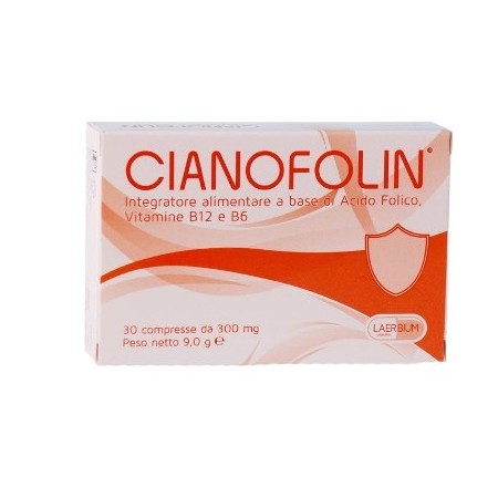 Cianofolin Integratore di Vitamine e Acido Folico 30 Compresse