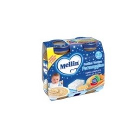 Mellin Pappa Completa Pastina Verdure E Formaggino 2 x 200 g