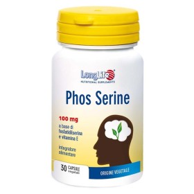Long Life Phos Serine Integratore Fosfatidilserina 30 Capsule