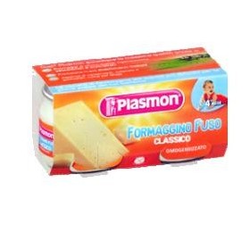 Plasmon Omogeneizzato Formaggino Fuso Classico 2 Vasetti da 80 g