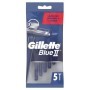 Gillette Rasoio Usa e Getta Blue II Slalom 5 Pezzi