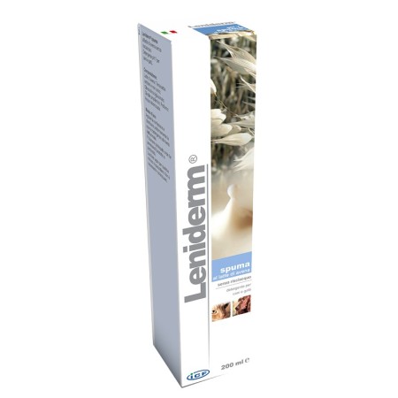 Icf Leniderm Spuma Detergente Ph 7 Senza Risciacquo Cani E Gatti 200 ml