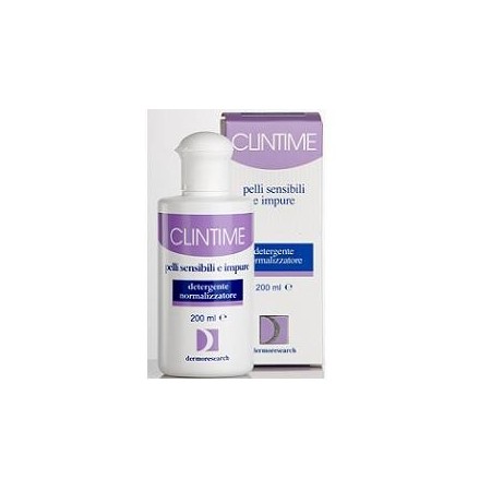 Clintime Detergente Liquido Normalizzante Per Pelle Grassa e Sensibile 200 ml