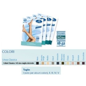 Sauber Linea Classica Collant 140 Den Colore Nero Taglia 3