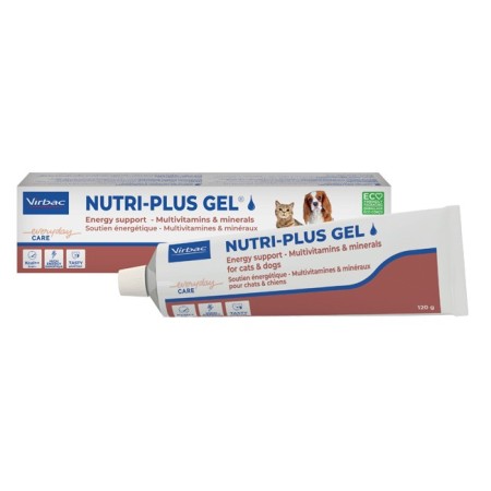 Virbac Nutri-Plus GEL Premiscela Integratore Convalescenza Cani e Gatti 120 g
