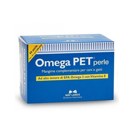 Nbf Lanes Omega Pet Perle Integratore Di Omega 3 Cani E Gatti 60 Perle