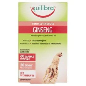 Equilibra Ginseng Integratore Energia Fisica e Mentale 60 Capsule Vegetali