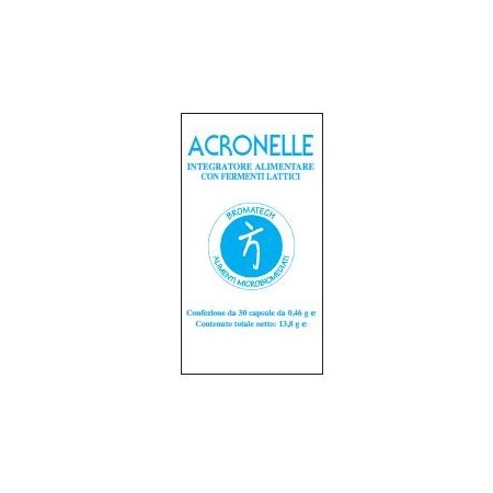 Acronelle Integratore Fermenti Lattici 30 Capsule