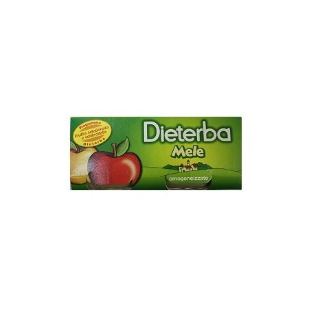 Dieterba Omogenizzato Mela 3 Vasetti da 80 g