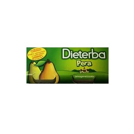 Dieterba Omogenizzato Pera 3 Vasetti da 80 g