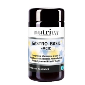 Nutriva Gastro-Basic Integratore Acidità Gastrica 60 Compresse