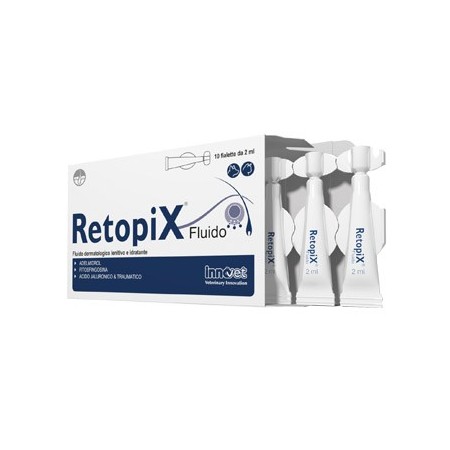 Innovet Retopix Fluido Dermatologico Idratante Lenitivo Cani e Gatti 10 Fialette