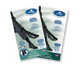 Sauber Linea Uomo Calza Anatomica Filato QSKIN 70 Den Taglia G Blu