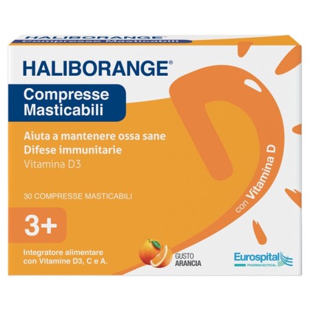 Haliborange Integratore Vitamina D 30 Compresse Masticabili