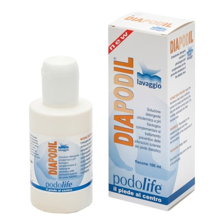 Diapodil Lavaggio Liquido Alterazioni Cutanee Piede Diabetico 100 ml