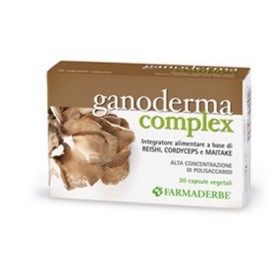 Farmaderbe Ganoderma Complex Integratore Organismo 30 Capsule
