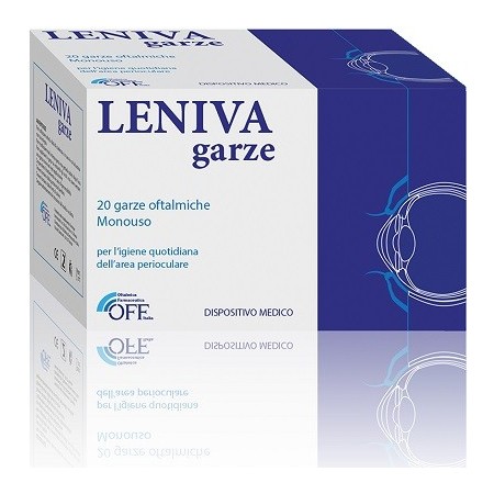 Leniva Garze Monouso Lenitive Occhi 20 Pezzi
