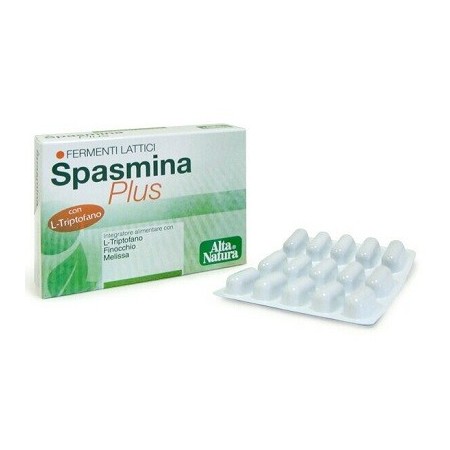 Alta Natura Spasmina Plus Integratore Fermenti Lattici 30 Capsule
