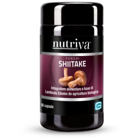 Nutriva Shitake Integratore Difese Organismo 60 Capsule Vegetali