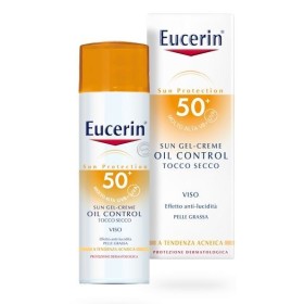 Eucerin Sun Oil Control Gel-Crema Tocco Secco FP 30 Protezione Viso Pelle Grassa 50 ml