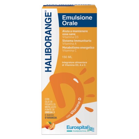 Haliborange Emulsione Orale Integratore di Vitamine 150 ml