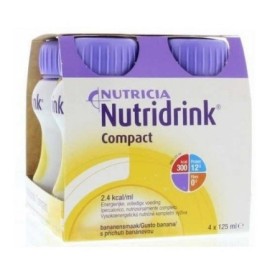 Nutridrink Compact Integratore Nutrizionale Gusto Banana 4x125 ml