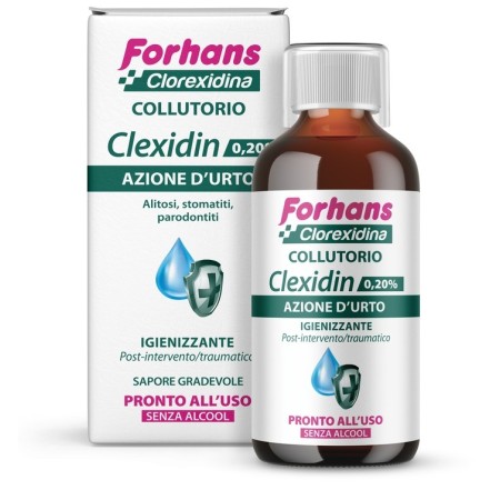 Forhans Clexidin 0,20% Collutorio Senza Alcol 200 ml