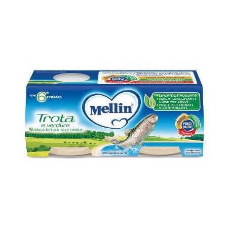 Mellin Omogeneizzato di Trota 2 x 80 g