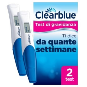 Clearblue Test di Gravidanza Con Indicatore delle Settimane 2 Test